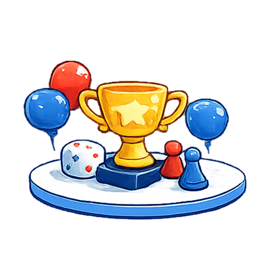 Ilustración corporativa de eventos de fidelización, trivias y retro gaming